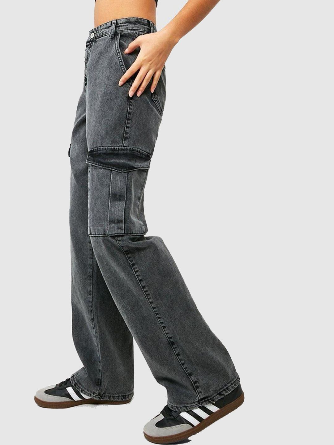 Kotty Women Jean High-Rise Clean Look Stretchable Cotton Jeans