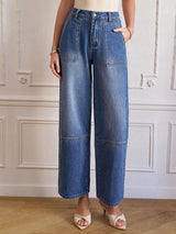 Kotty Women Straight Fit High-Rise Stretchable Jeans