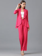 KOTTY BIZwear Shawl Neck Coat With Trouser