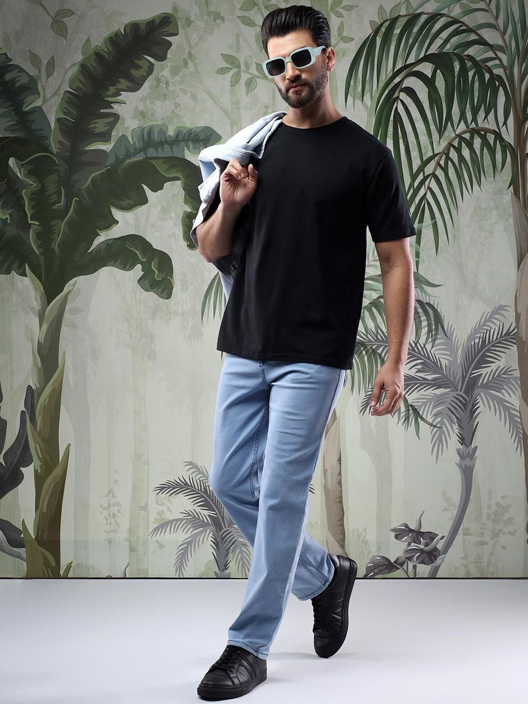 Kotty Men Low-Rise  Regular Fit Stretchable Jeans