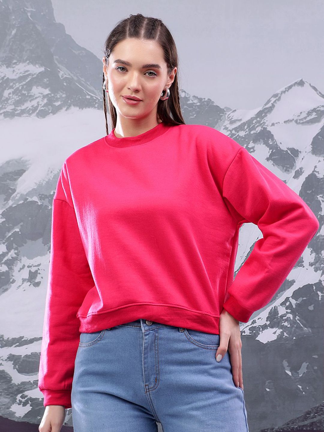 Kotty Women Round Neck Sweatshirt