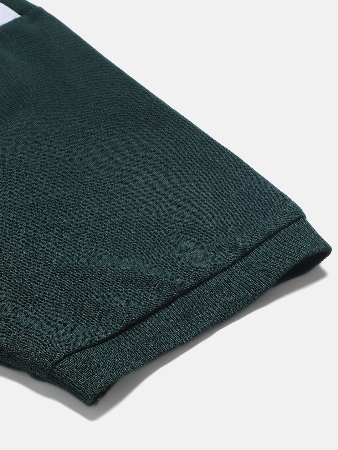 Kotty Men Colourblocked Polo Collar T-shirt