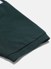 Kotty Men Colourblocked Polo Collar T-shirt