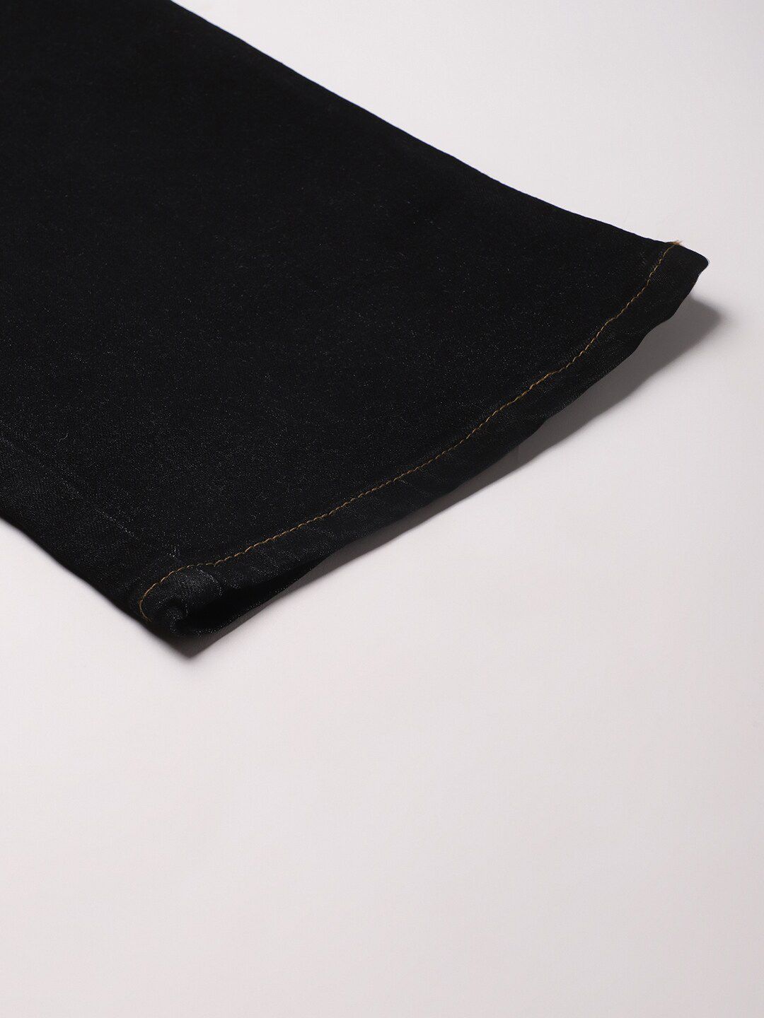 Kotty Women Navy Blue Flared High-Rise Stretchable Cropped Jeans