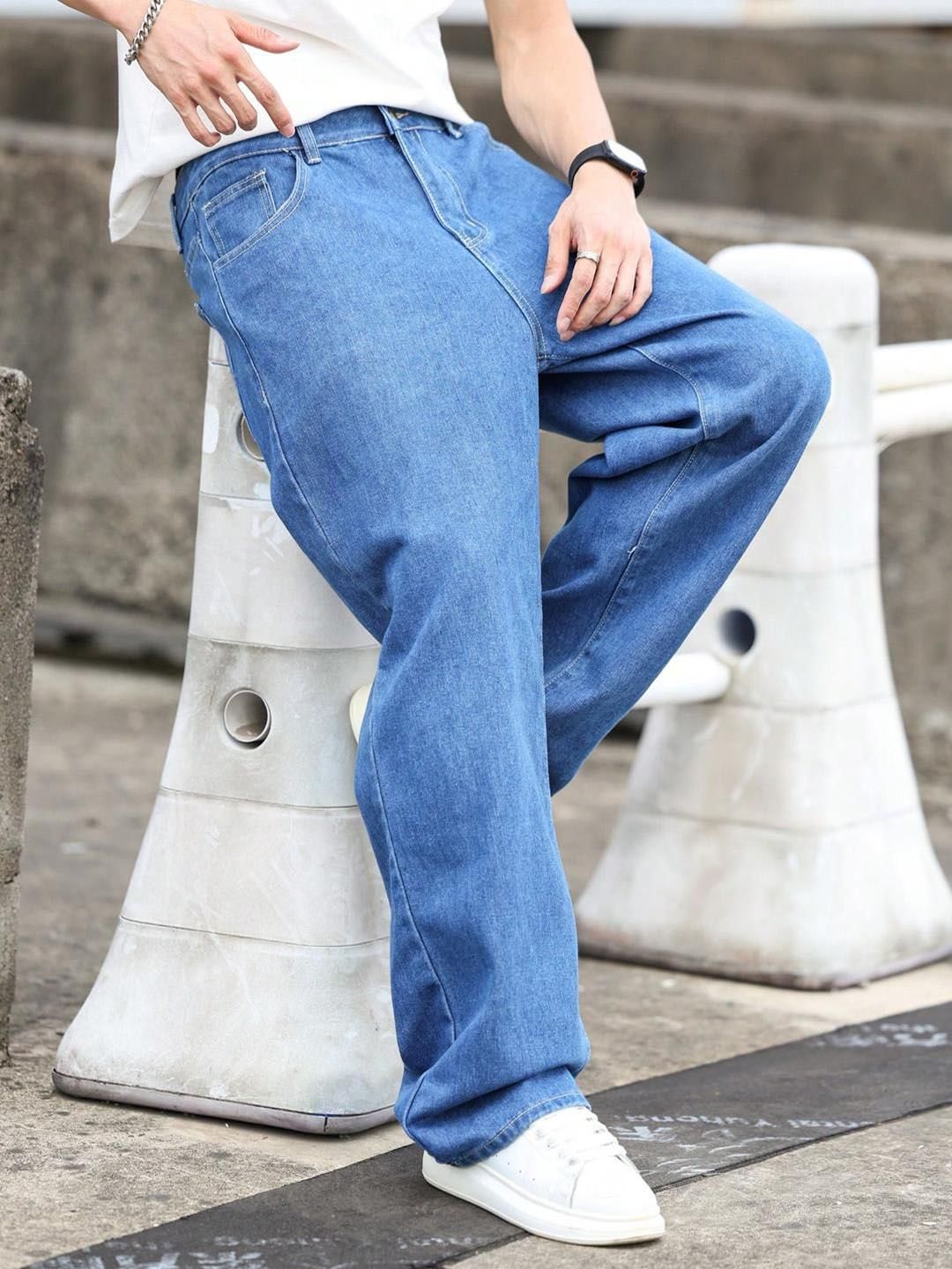 Kotty Men Straight Fit Stretchable Jeans