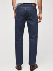 Kotty Men Slim Fit Low-Rise Clean Look Stretchable Cotton Jeans