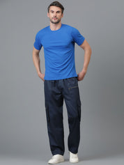 Kotty Men Relaxed Low-Rise Easy Wash Cargos Trousers