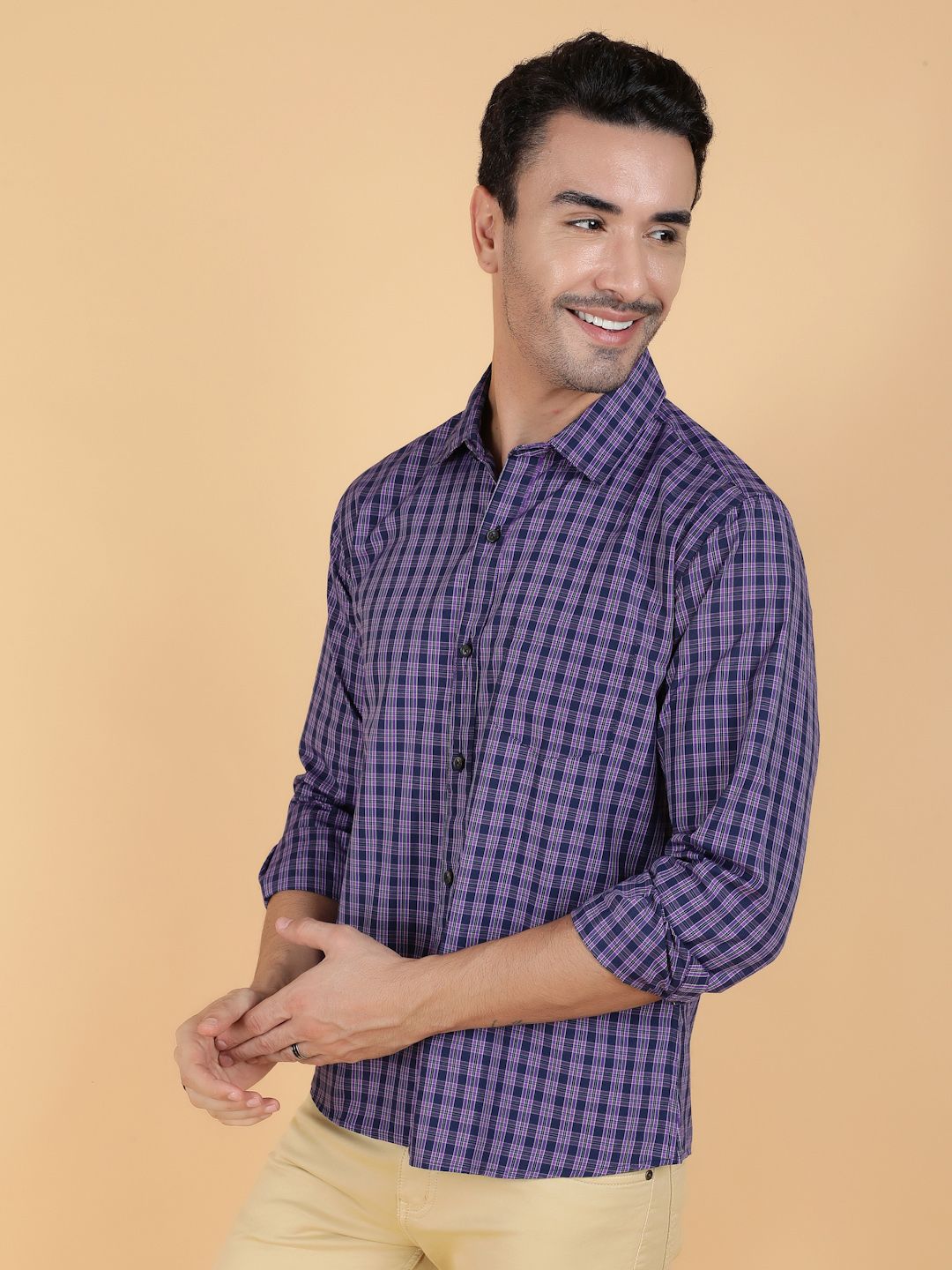 Kotty Men Relaxed Spread Collar Graphic Printed Casual Shirt