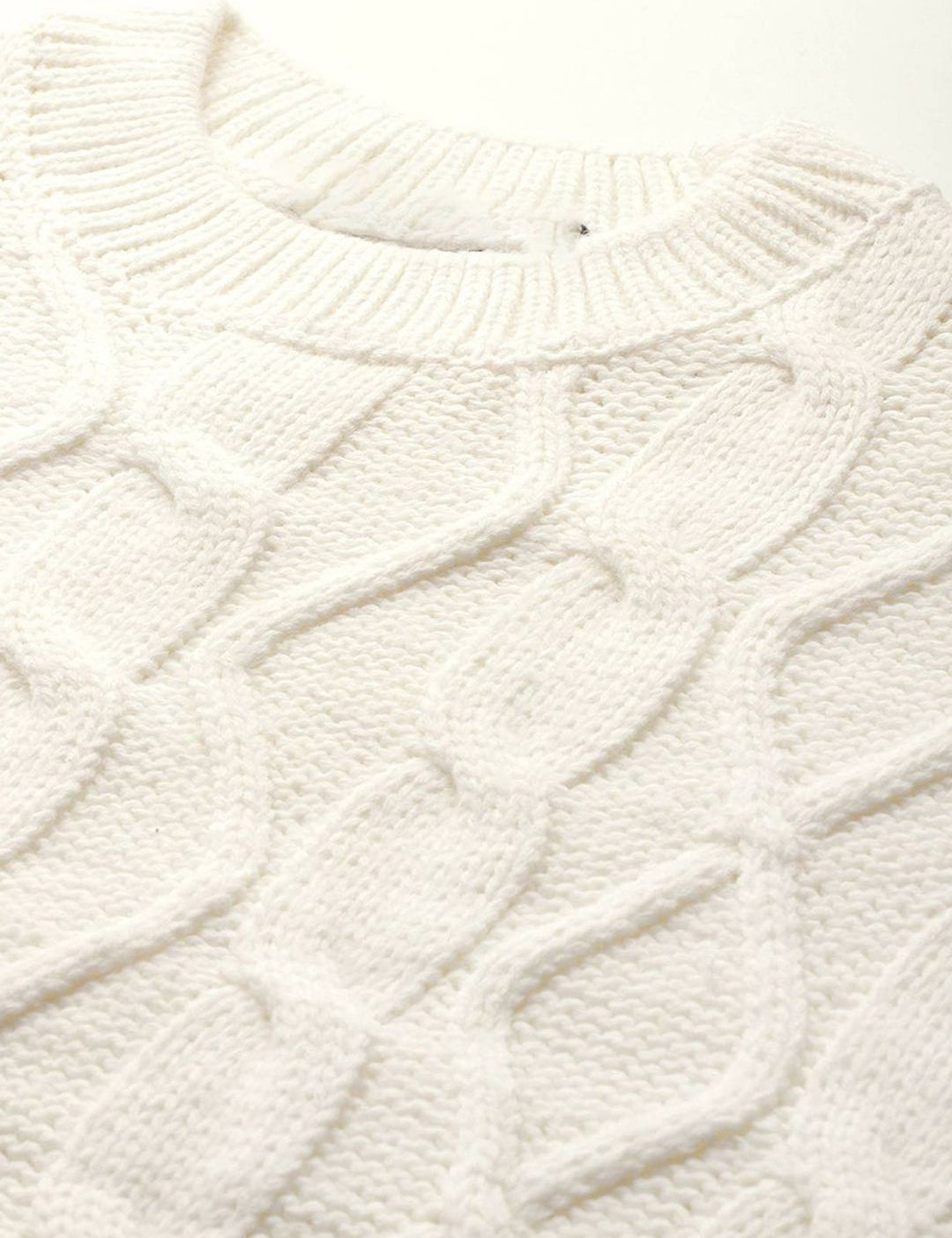 Kotty Women Cable Knit Pullover Sweater