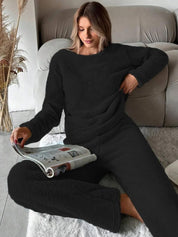 Kotty Women Round Neck Top With Pyjamas