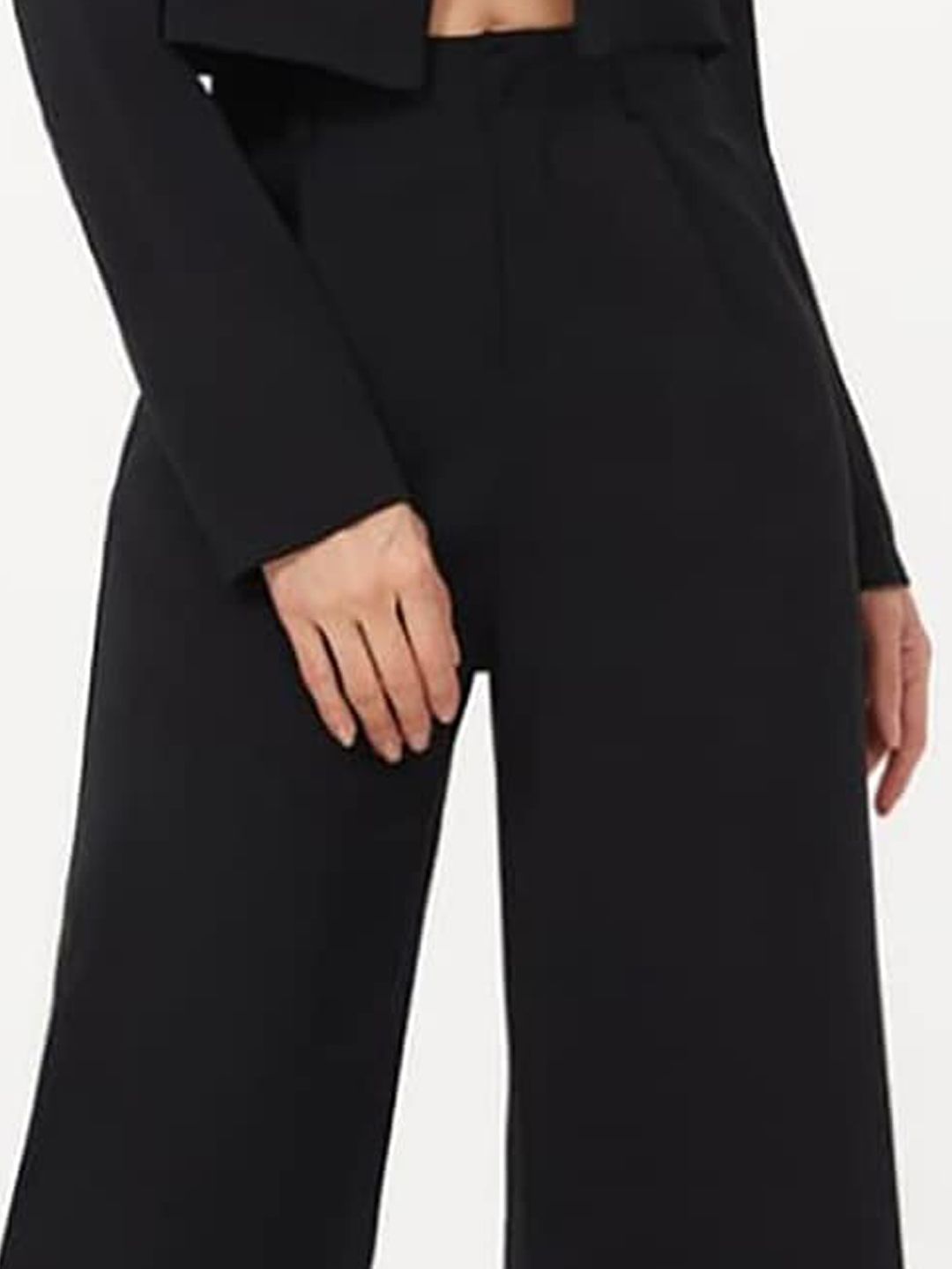 KOTTY BIZwear Women Mid-Rise Parallel Trousers