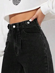 KOTTY Basics Women Jean Straight Fit High-Rise Clean Look Stretchable Jeans