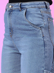 Stylecast X KOTTY Basics Women Jean Straight Fit High-Rise Stretchable Jeans