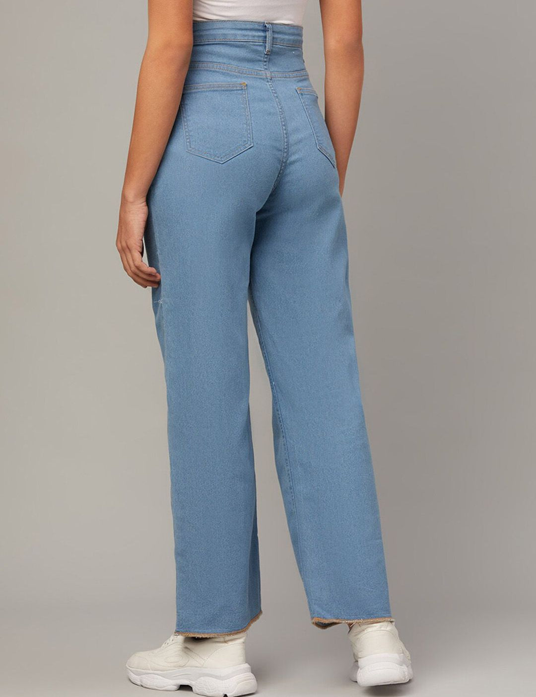 Kotty Women Jean Straight Fit High-Rise Jeans