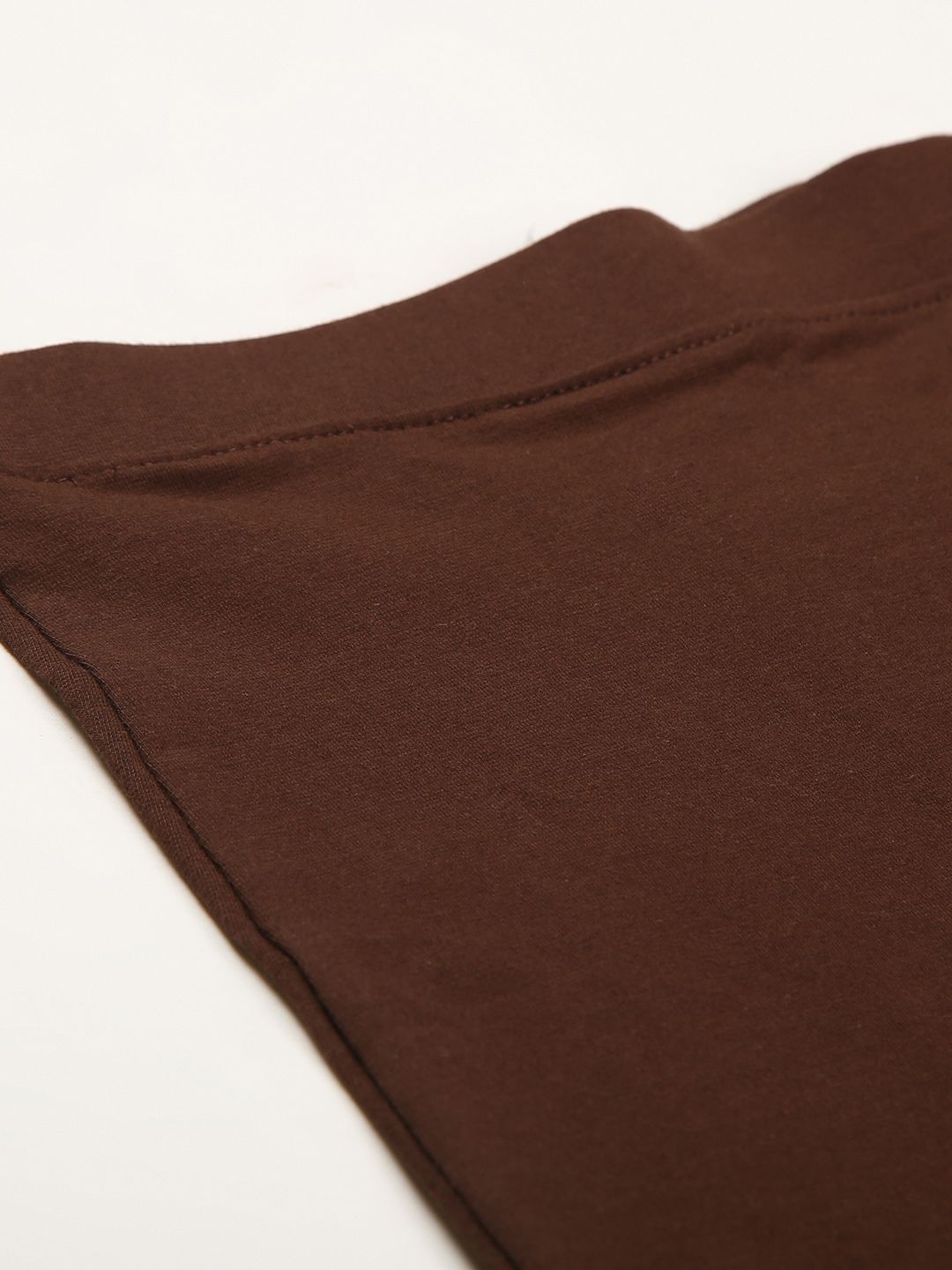 Kotty Women Brown Solid Pencil Midi Skirt