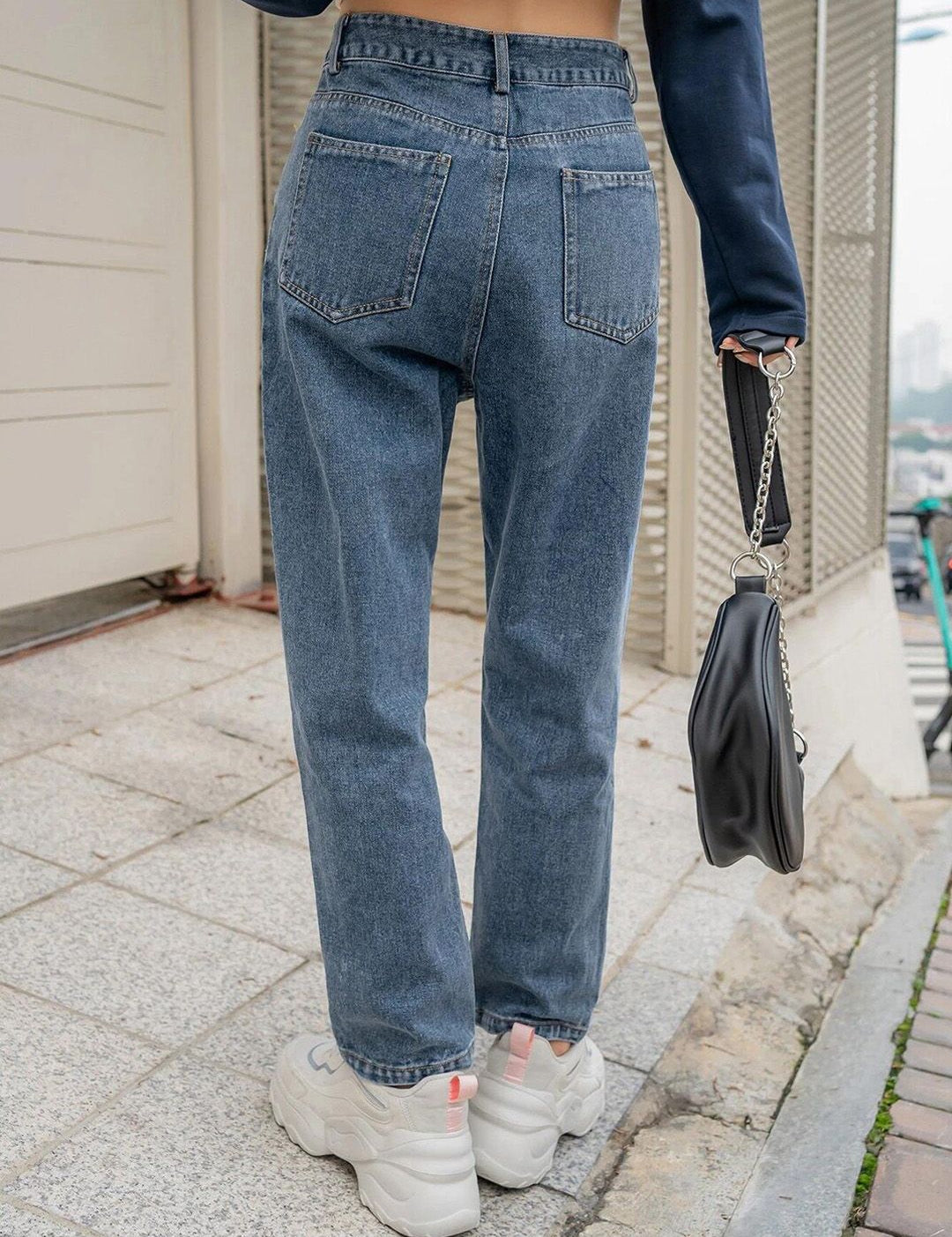 Kotty Women Jean Regular Fit High-Rise Heavy Fade Jeans