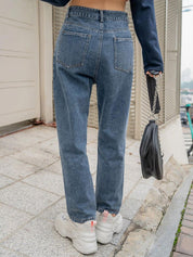 Kotty Women Jean Regular Fit High-Rise Heavy Fade Jeans