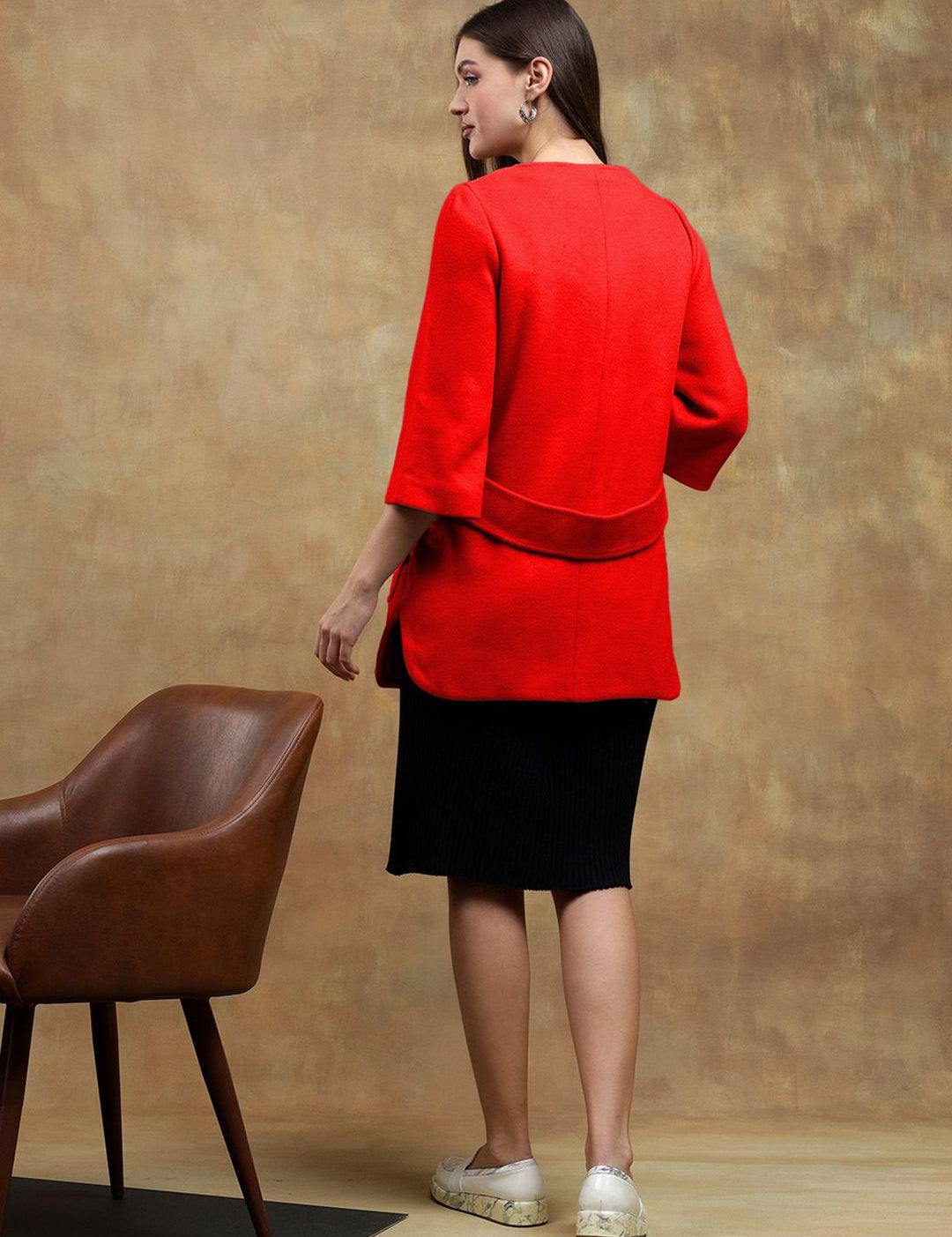 Kotty Women Long Sleeves Regular Fit Overcoat