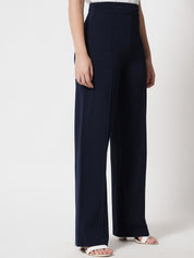 Kotty Women Pack Of 2 Relaxed Straight Leg High-Rise Easy Wash Parallel Trousers