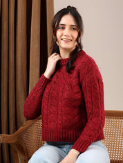 Kotty Women Cable Knit Pullover