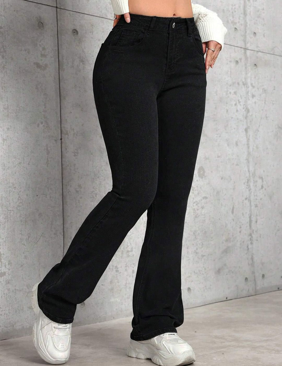 Kotty Women Jean Bootcut High-Rise Stretchable Jeans