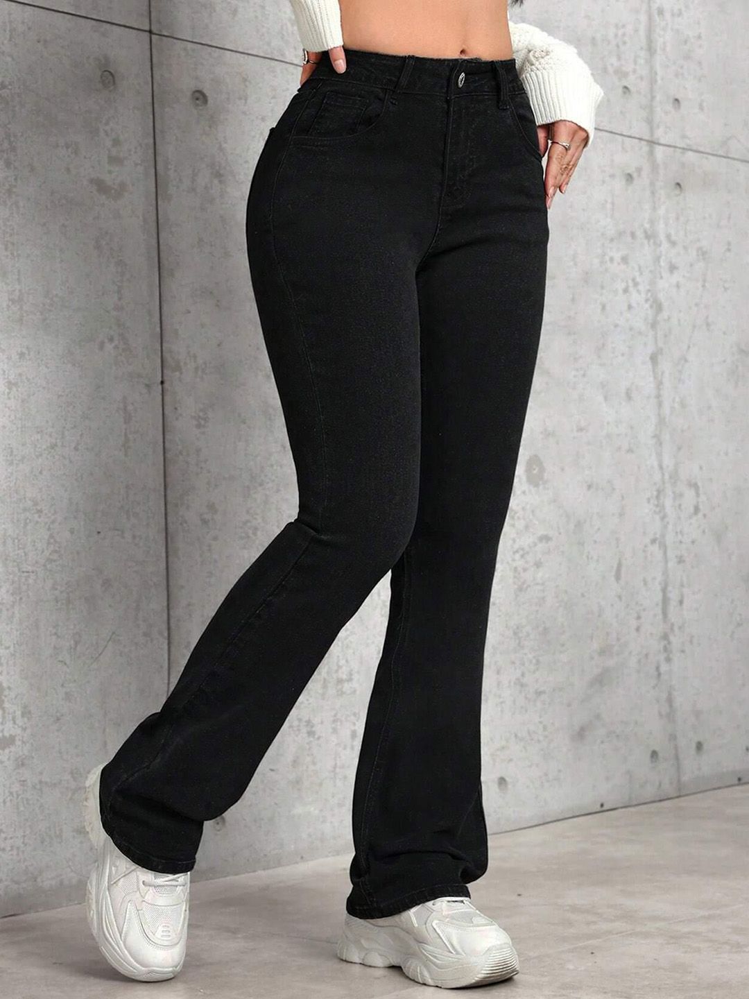 Kotty Women Jean Bootcut High-Rise Stretchable Jeans