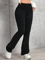 Kotty Women Jean Bootcut High-Rise Stretchable Jeans