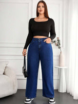 Kotty Women Premium Cotton Relaxed Denim Jeans