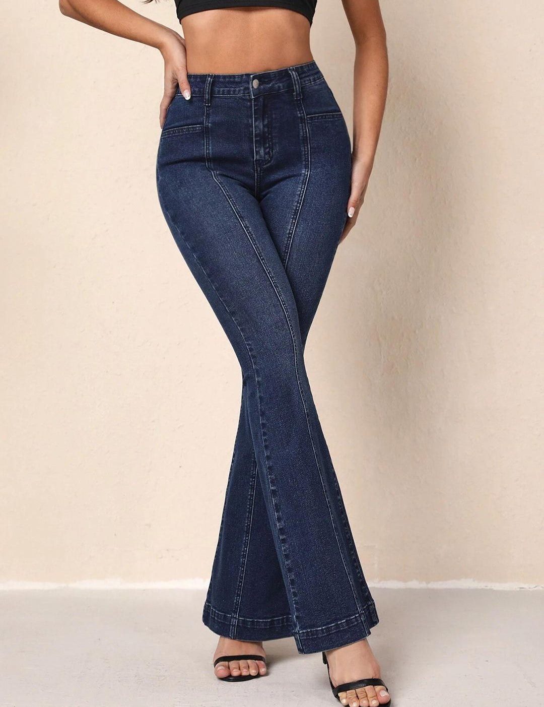 Kotty Women Bootcut High-Rise Stretchable Jeans