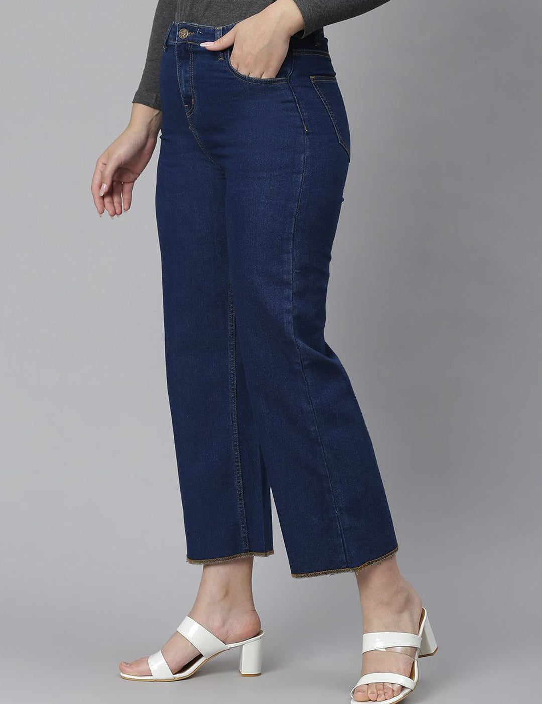 Kotty Women Jean Bootcut High-Rise Stretchable Jeans