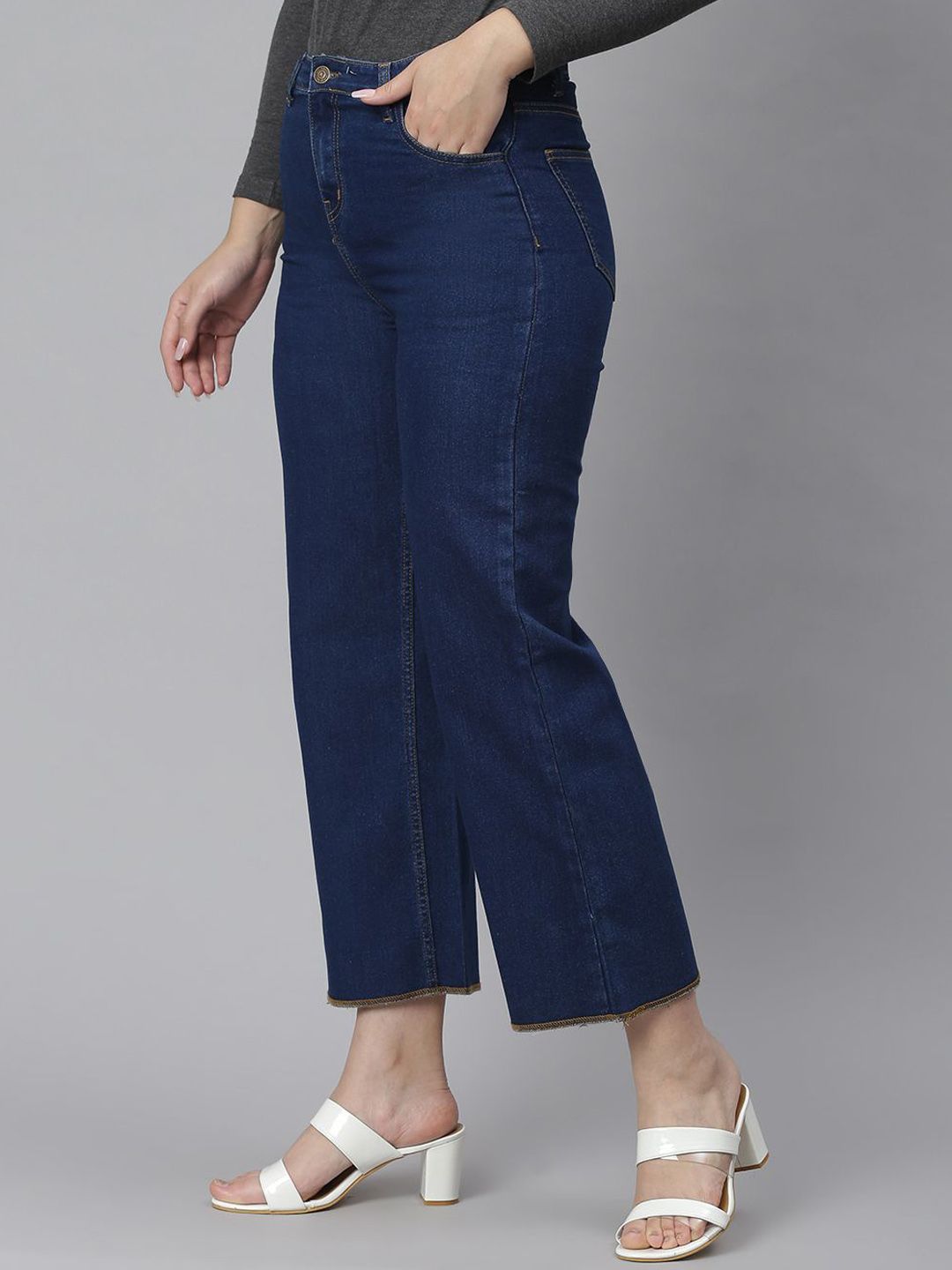 Kotty Women Jean Bootcut High-Rise Stretchable Jeans