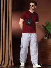 Kotty Men Relaxed Easy Wash Cargos Trousers