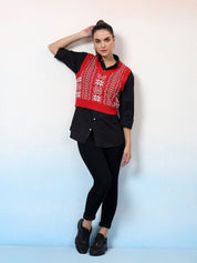 Kotty Women Printed Crop Pullover