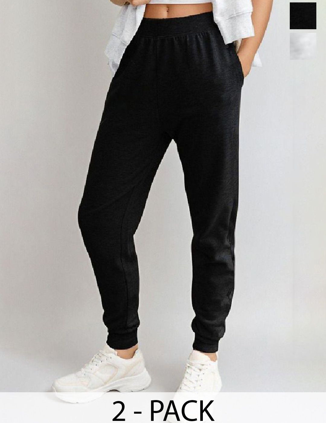Kotty Women Pack Of 2 Mid-Rise Joggers
