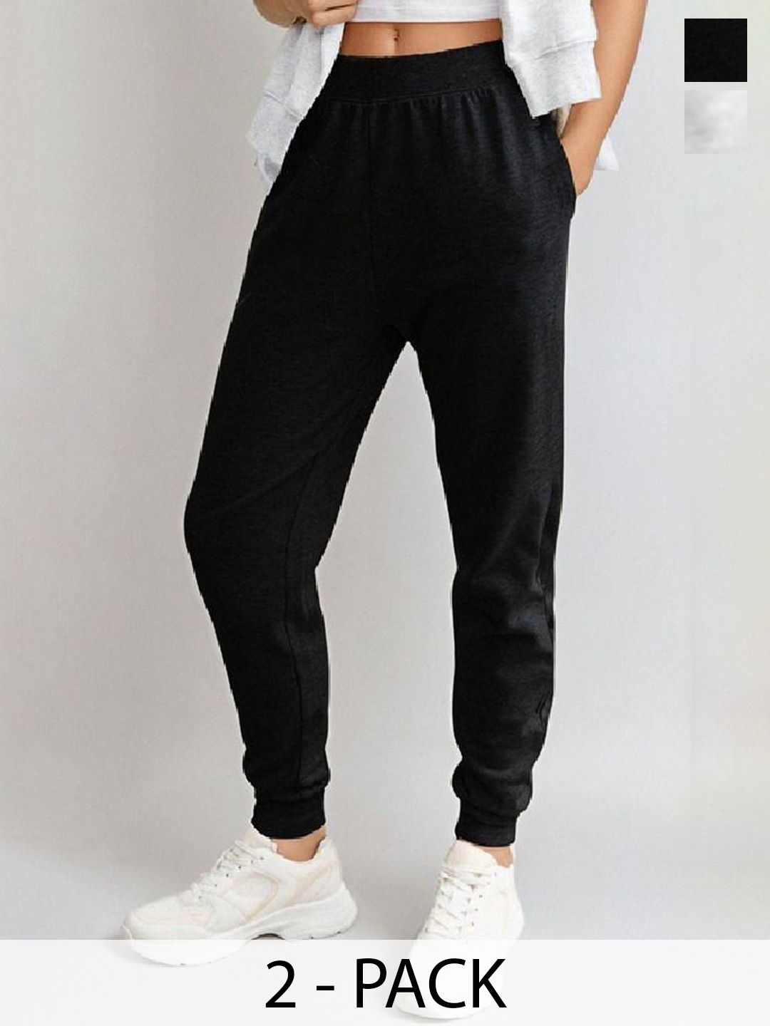 Kotty Women Pack Of 2 Mid-Rise Joggers