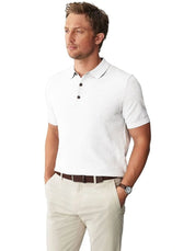 Kotty Men Polo Collar Applique T-shirt