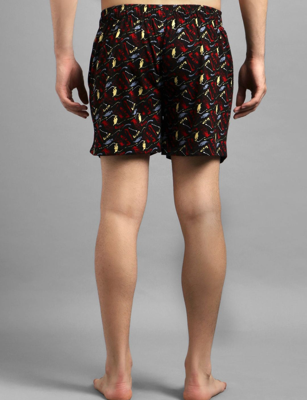 Kotty Men Black & Red Printed Boxers KTTMENSBOXER53S