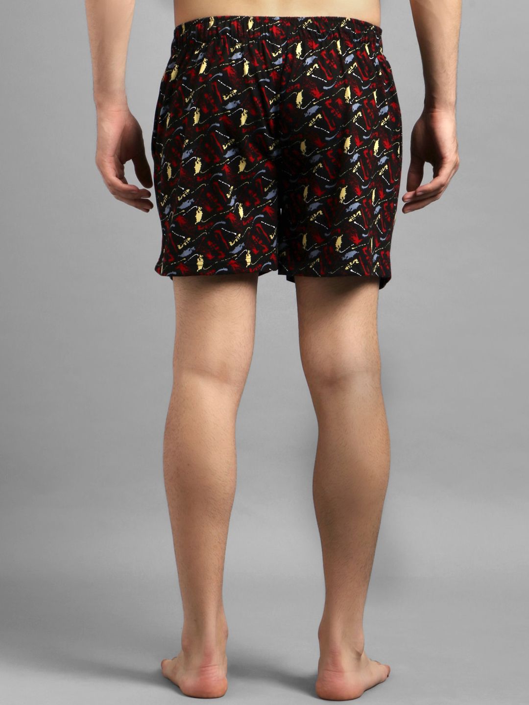 Kotty Men Black & Red Printed Boxers KTTMENSBOXER53S