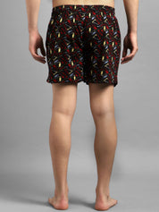 Kotty Men Black & Red Printed Boxers KTTMENSBOXER53S