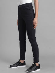 Kotty Women Black Skinny Fit High-Rise Clean Look Jeans