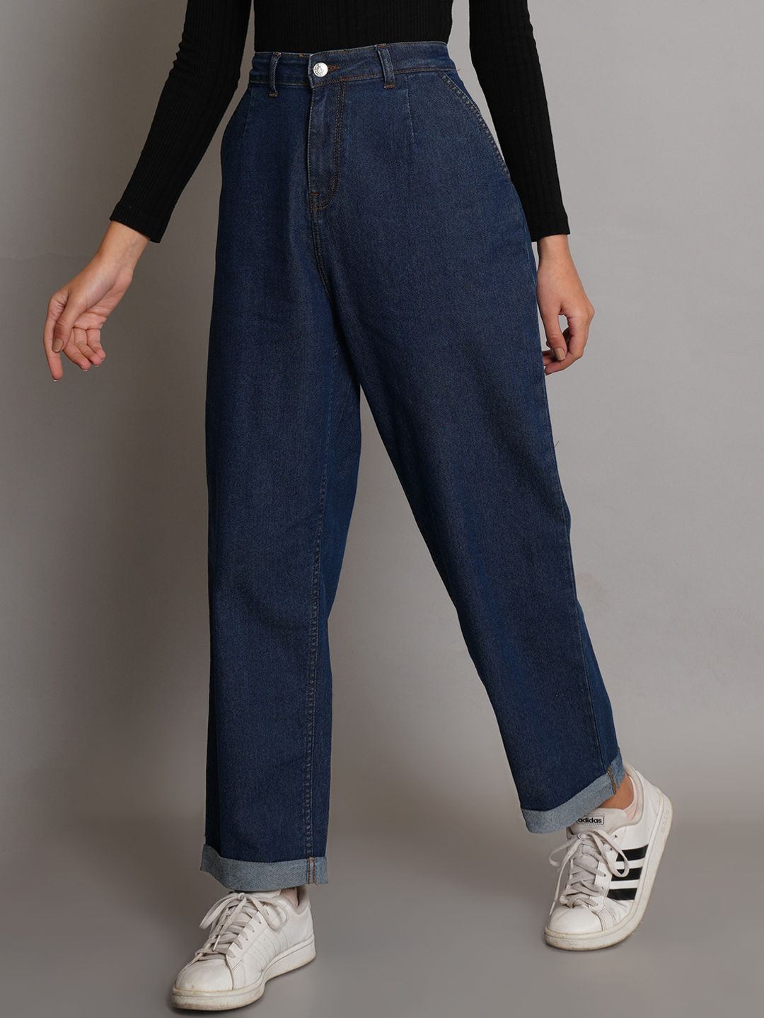 Kotty Women Blue Jean High-Rise Clean Look Stretchable Jeans