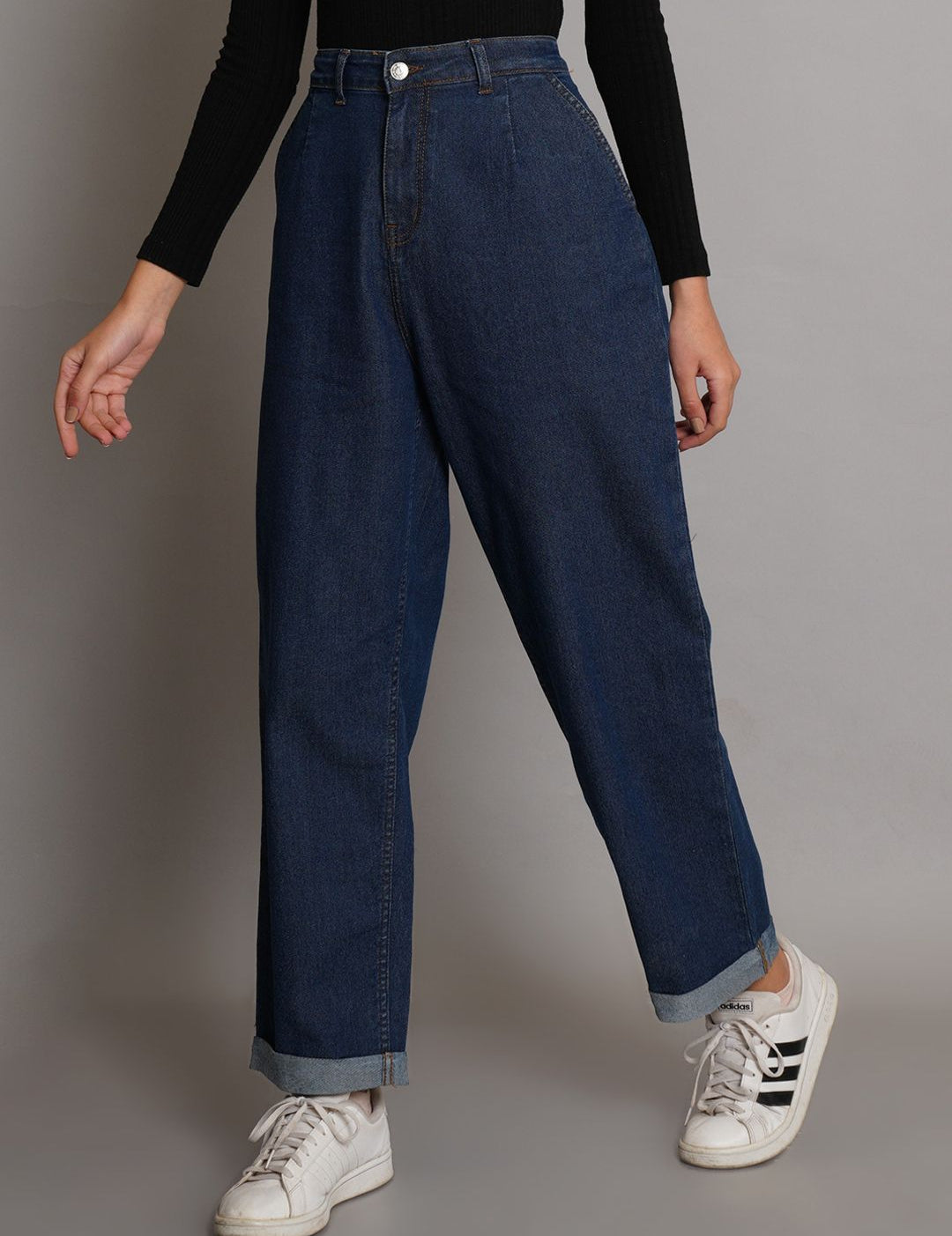 Kotty Women Blue Jean High-Rise Clean Look Stretchable Jeans