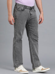 Kotty Men Jean Low-Rise Heavy Fade Clean Look Stretchable Jeans