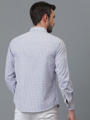Kotty New Checked Spread Collar Casual Shirt