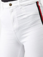 Kotty Women White Skinny Fit Jeans