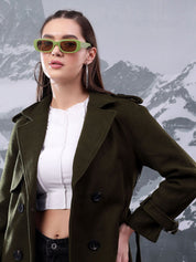 Kotty Women Double Breasted Overcoat