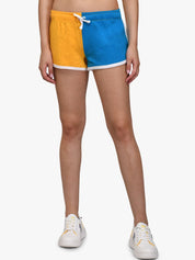 Kotty Women Pack Of 2 Colourblocked Lounge Shorts