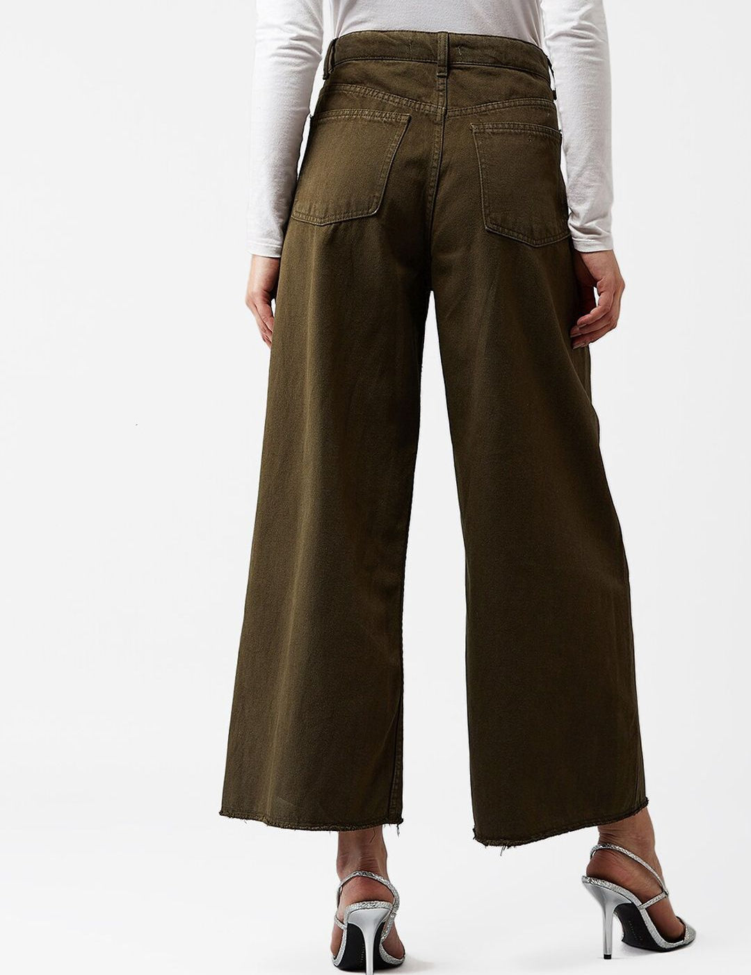 Kotty Women Olive Green Skinny Fit Jeans