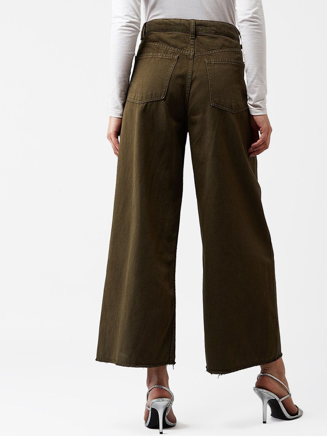 Kotty Women Olive Green Skinny Fit Jeans