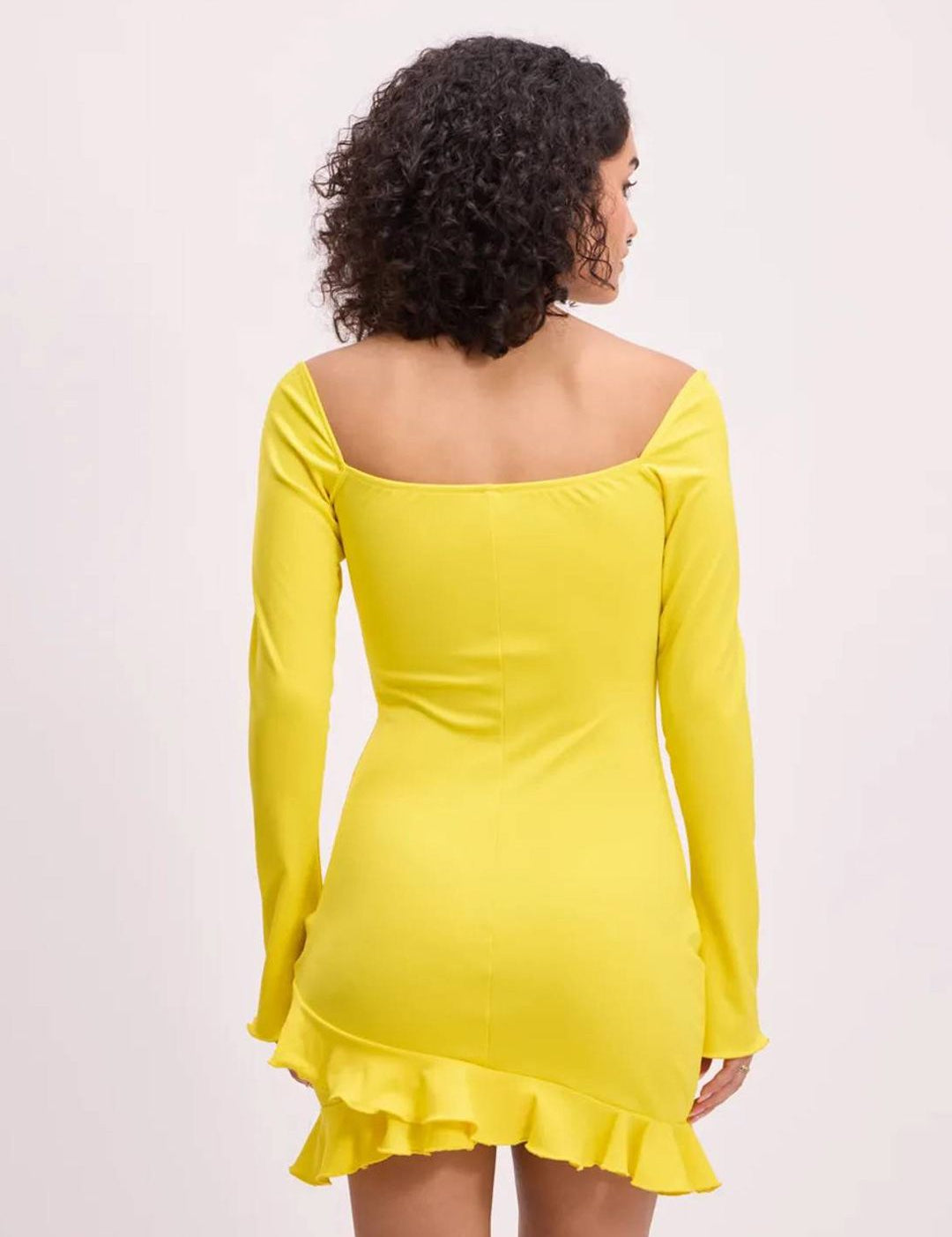 Kotty Women Solid Off-Shoulder Cut-Outs Bodycon Dress